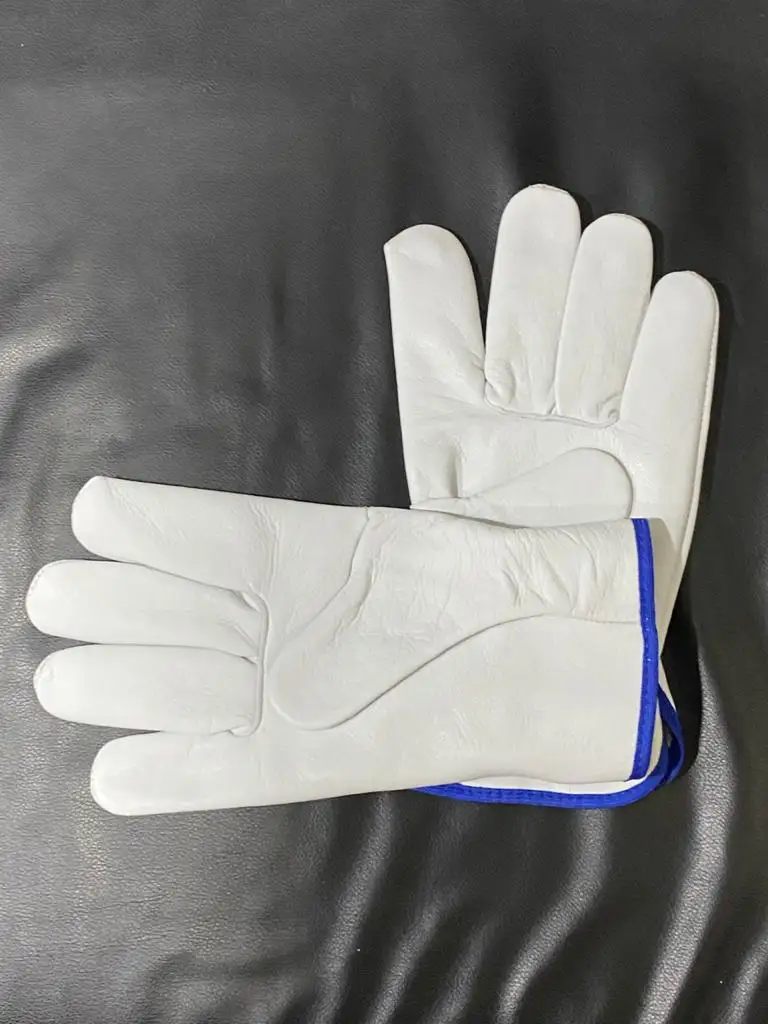 BC класс коровья зерна вождения перчатки Горные сверхмощные кожаные рабочие