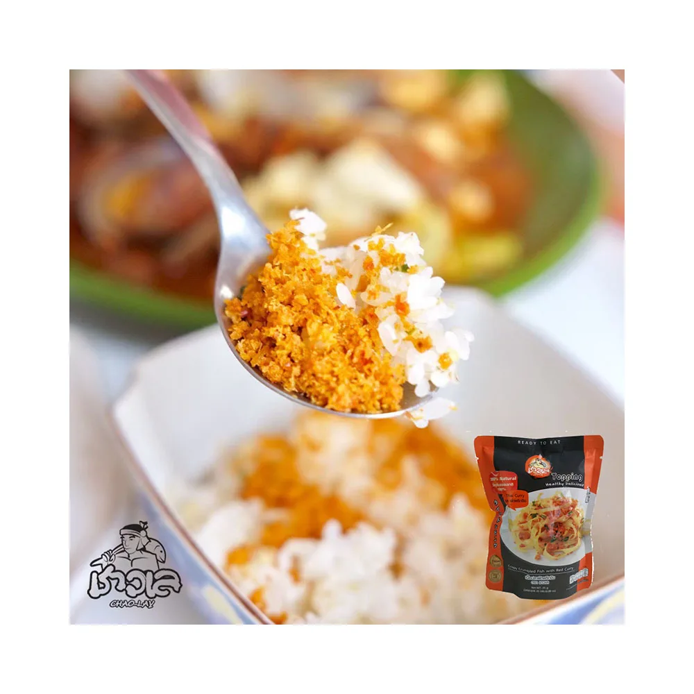 100% натуральная тайская острая крошеная рыба с красным Карри сильным ощущением тайского карри