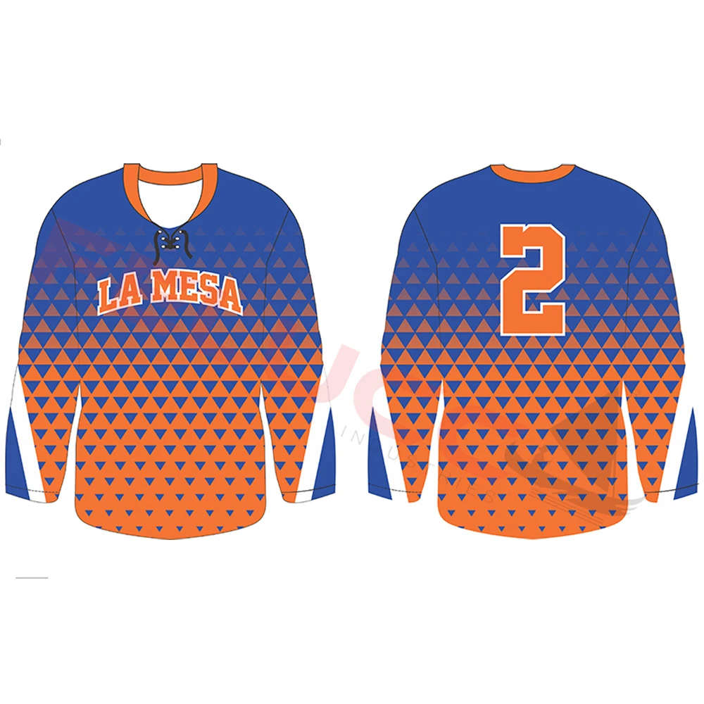 Wholesale Top Quality Custom Ice Hockey Jersey / Sublimation Printed New Design Ice Hockey Jersey / Sports Ice Hockey Jersey