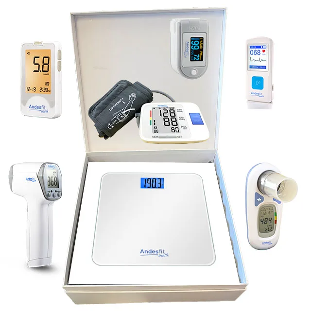 Telemedicine Kits bluetooth blood pressure Glucose meter Oxi meter  RPM TeleHealth Health Devices Box Set wireless SDK/API