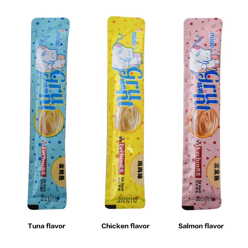 Хит продаж от производителя, цена поставки, закуска для домашних животных, куриный вкус, влажная еда для кошек