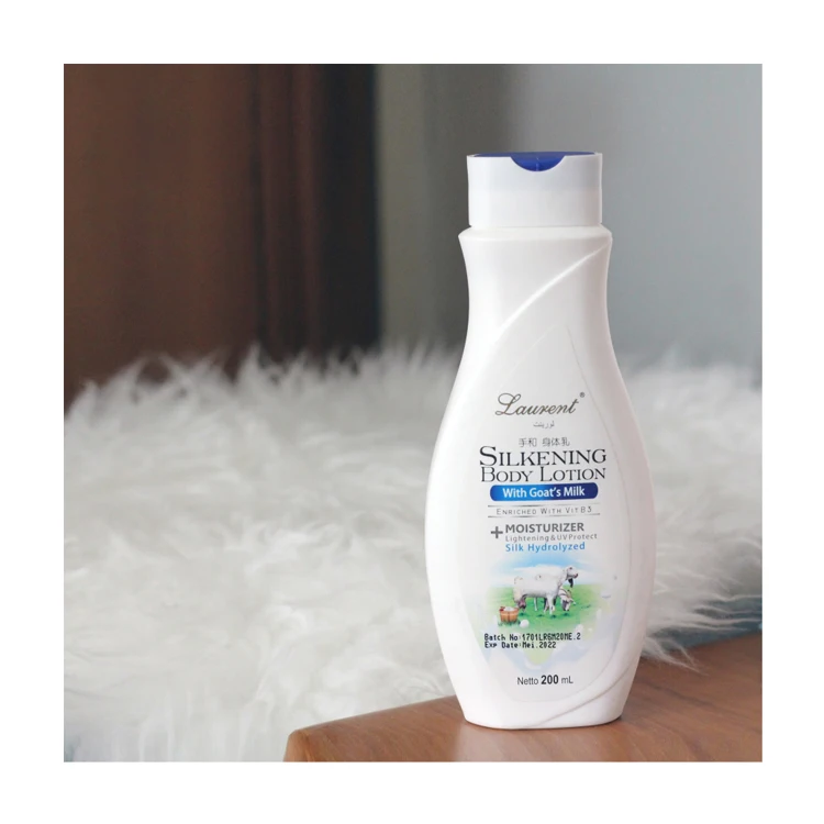 Direct Factory Sale Superb Quality Organic Ingredients Goat Milk Full Body Silkening Lotion
