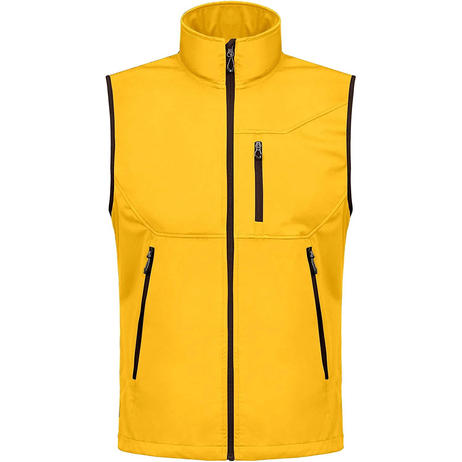 Жилет, куртка без рукавов, приталенный зимний тянущийся мужской жилет, куртка, мужской жилет-пуховик