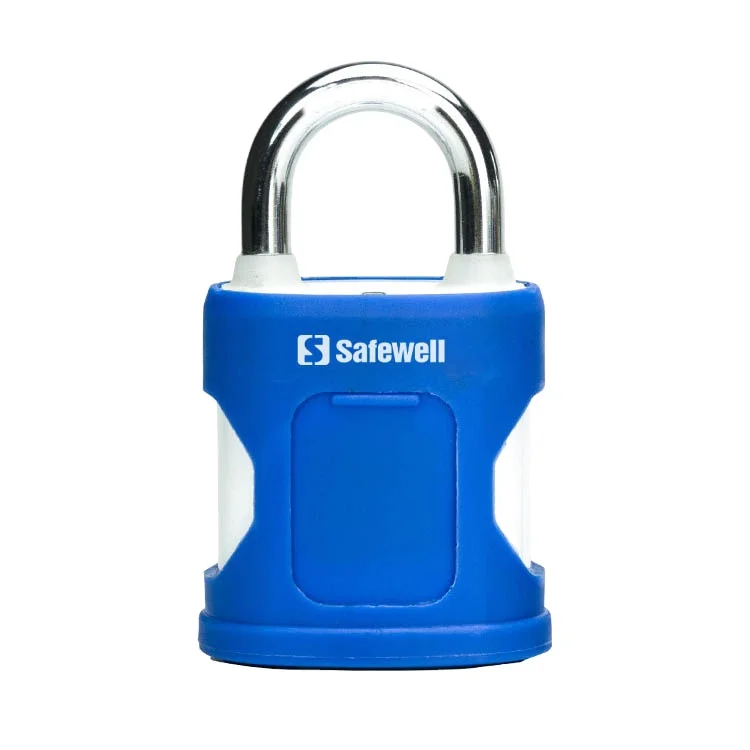 Safewell SWPLF03 Super B-level blade Lock Cylinder Fingerprint Smart Padlock With Fingerprint for Door