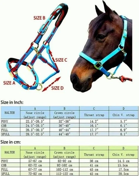 Fully Adjustable Horse Halter with Matching Lead Set Also Available are Saddle Pad with low minimum order quantity and latest