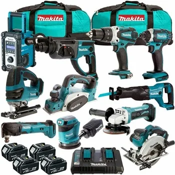 
15 Pieces Set Makitas LXT Lithiu-ion 18 Volt Cordless Combo Kits For Sale 