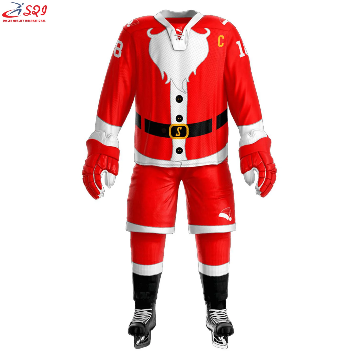 2022 New Men Cool ice Hockey uniform including Jersey Socks & Full Uniform Set Low Price