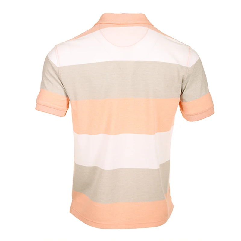 
Wholesale Attractive Custom Printing Mens Polo Shirts Good Quality Striped Polo T-shirt 