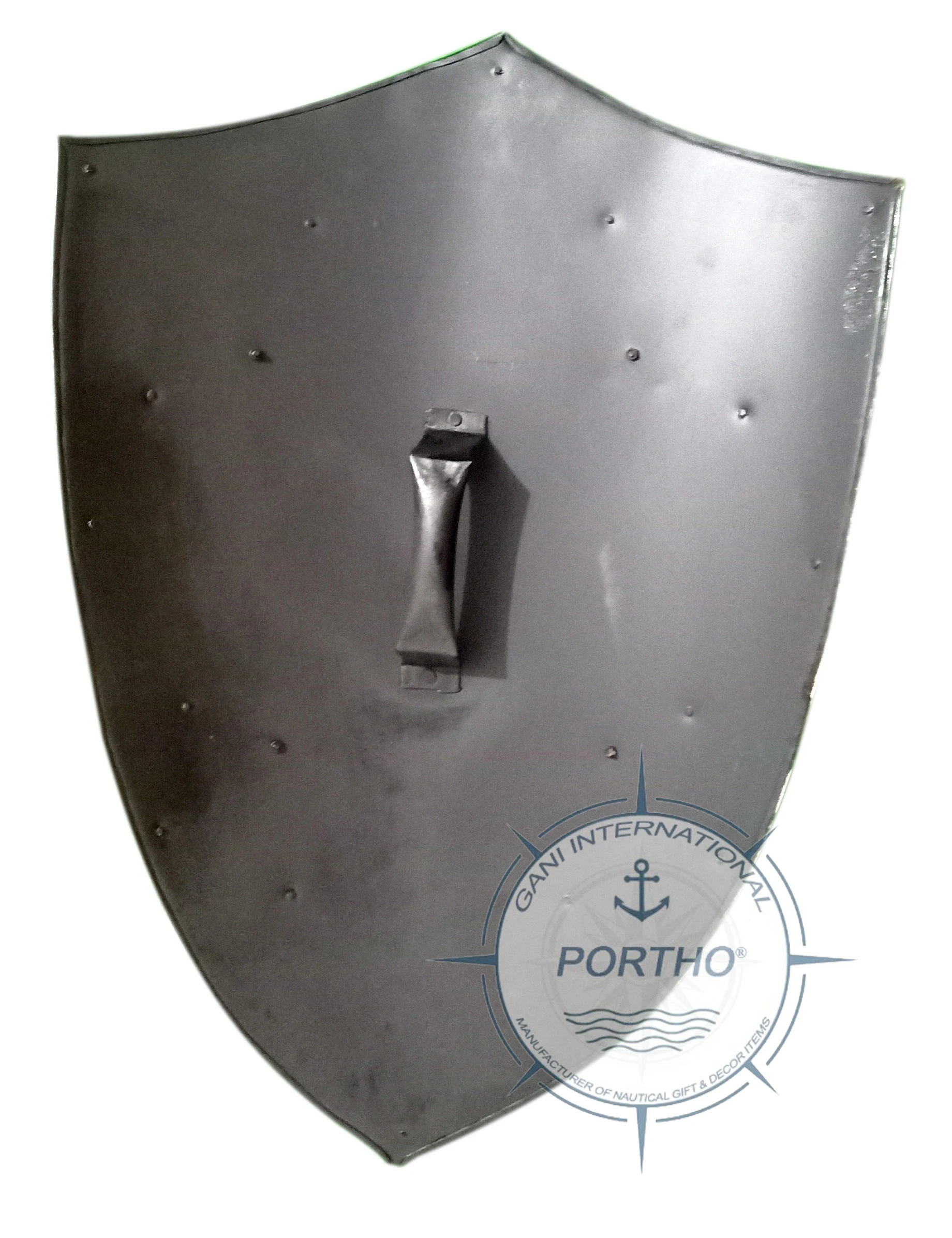 Knight Templar Royal Crusader Shield - Red Cross Heavy Cavalry Combat Ready For Battle Armor Shield Arms Costume