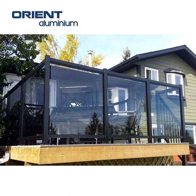 garde-corps en verre aluminium balustrades glass railing alibaba