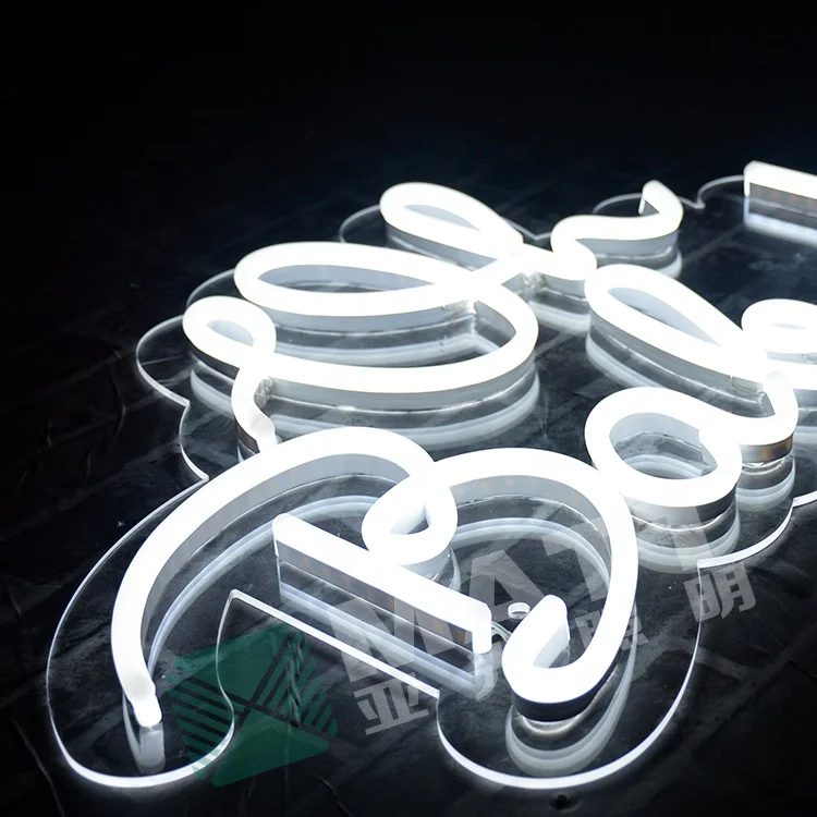 
Custom Led Neon Sign Matt Wedding Custom Name Silicone Neon Sign Letters Oh Baby NEON Light CAR Event & Party Office Shops PVC 