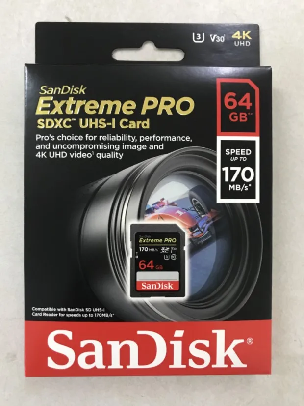 SD-карта для SDXC U3 V30 64