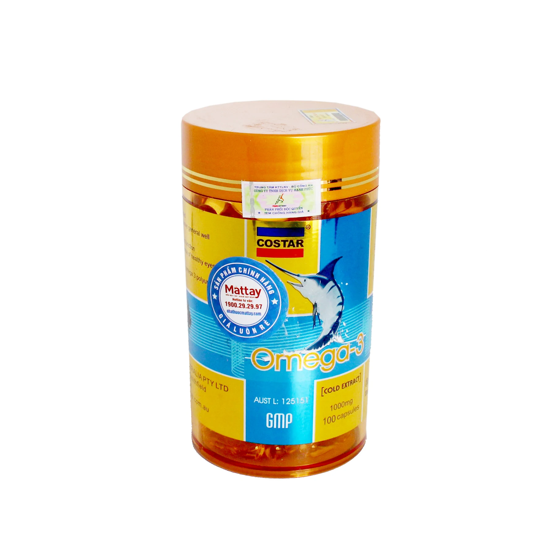  Costar - Omega 3-бутылка 100 капсул-добавка EPA и