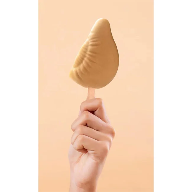 Top Grade Musang King Durian White Coffee Ice Cream Rich Durian Taste Smooth N Fruit Musang King Durian Ice Cream Stick Halal