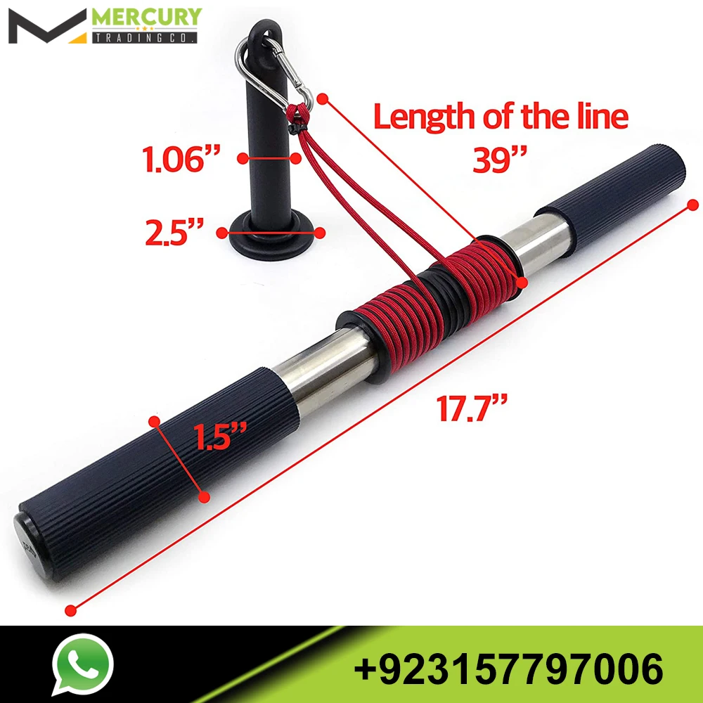 Forearm Roller Blaster, Arm Strength Trainer Fitness Equipment Forearm Roller Weight with Anti-Slip Handle Forearm Strengthener