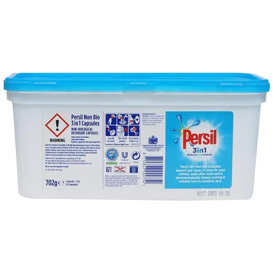 Persil Non Bio 3 in 1 Washing Capsules in Bulk at Wholesale Price