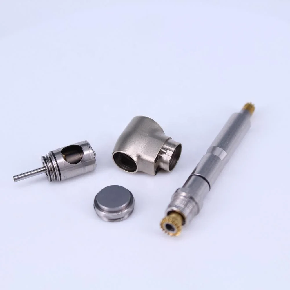 Dental Low Speed 1:5 Increasing Fiber Optic Turbine Implant Contra Angle Dental Handpiece