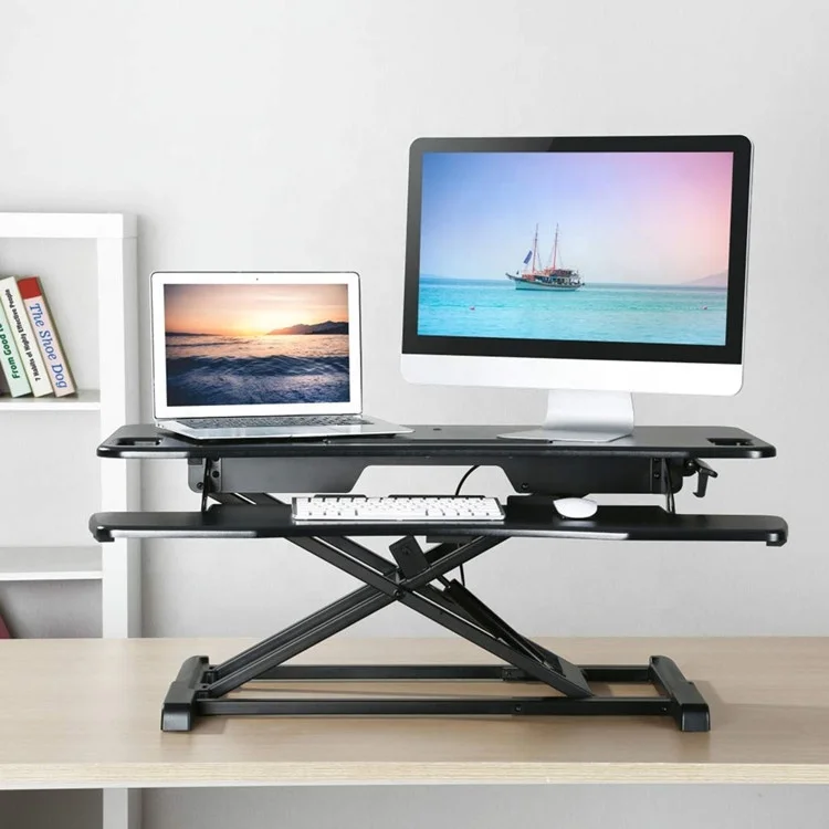 Height Adjustable Ergonomic Folding Office Table Electric Sit Stand Laptop Desk  Ergonomic Desk Laptop  Adjustable Height Office