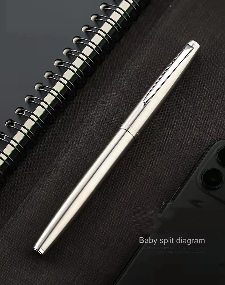 Jinhao 911 0 7 мм полностью стальная перьевая ручка резной дизайн дракона Студенческая эксклюзивная