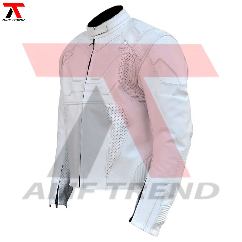 Riding Jacket Motorcycle Racing Motorbike Genuine Leather Jacket for Men Armor Race Jackets Vintage Motorcycle & Auto Racing