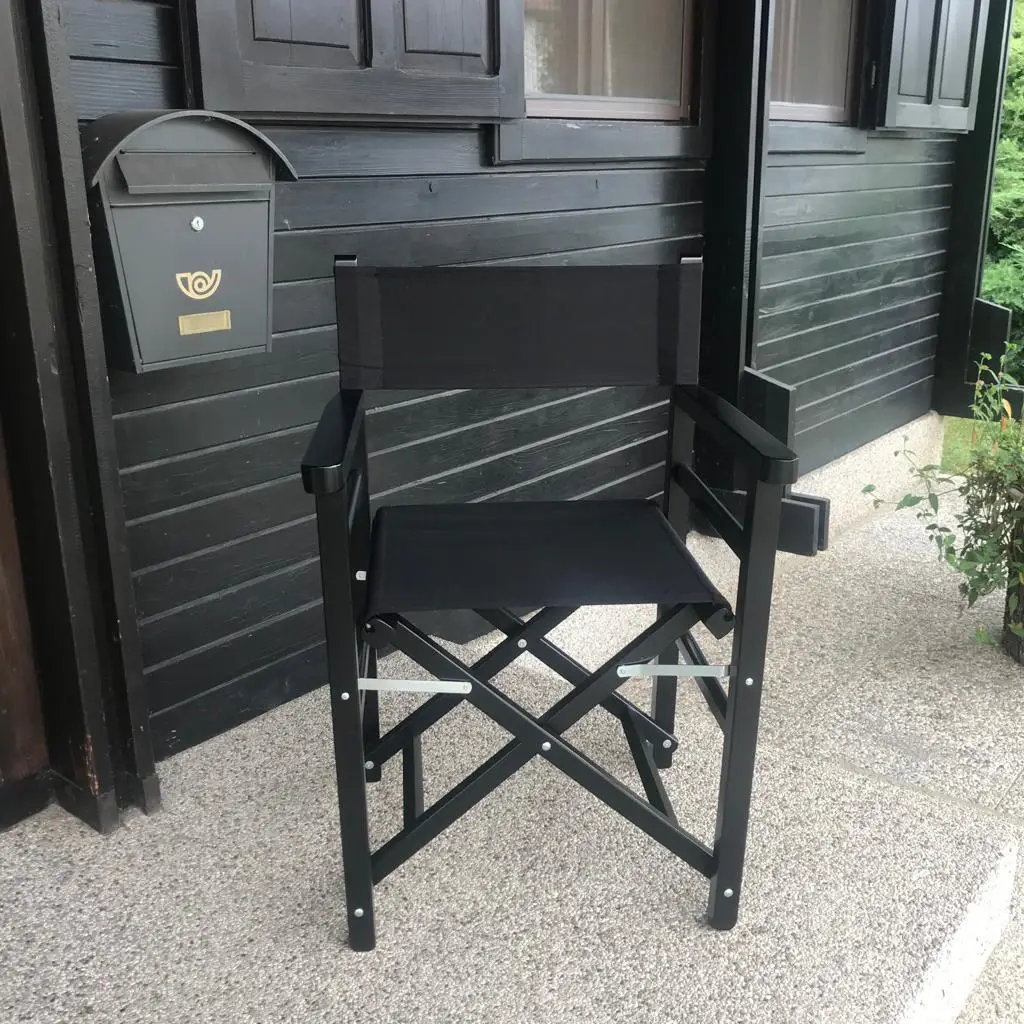 Складное кресло IROKO DIRECTOR, деревянное кресло для садового бассейна, уличная мебель, итальянский дизайн, стул