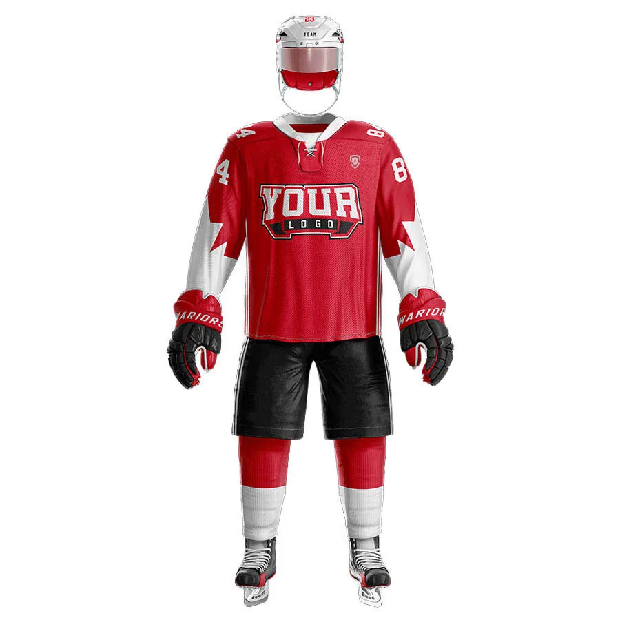 Green, Black Cool Ice Hockey Uniforms Including Jersey Socks And Pant