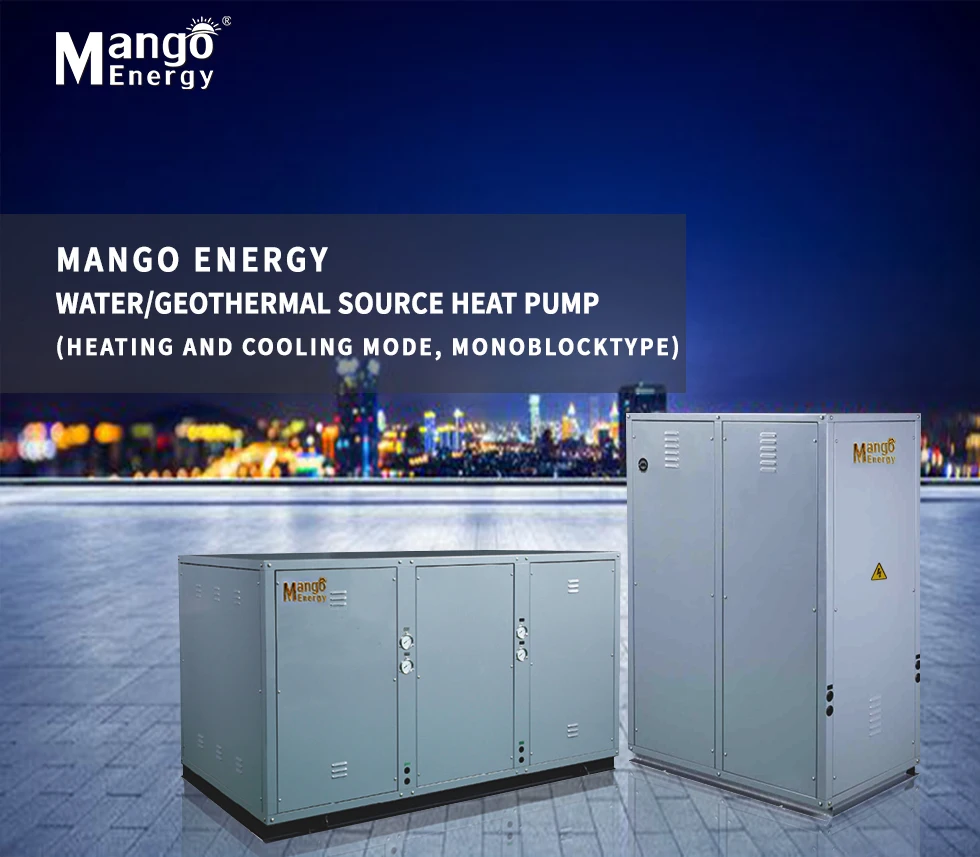 Low operation costs  heating cooling  geothermal source heat pump for house commercial