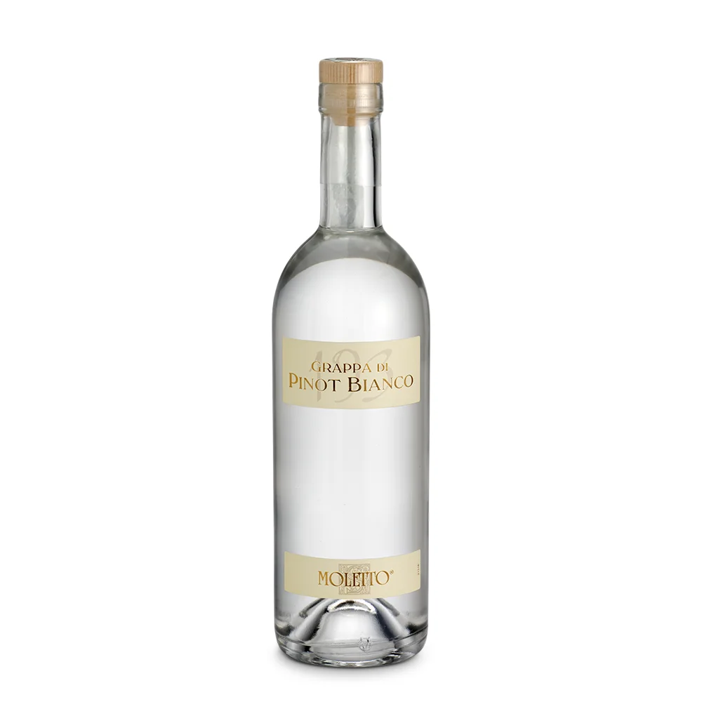 Grappa Pinot Bianco Typical Italian distilled Italian Spirit from Venice area