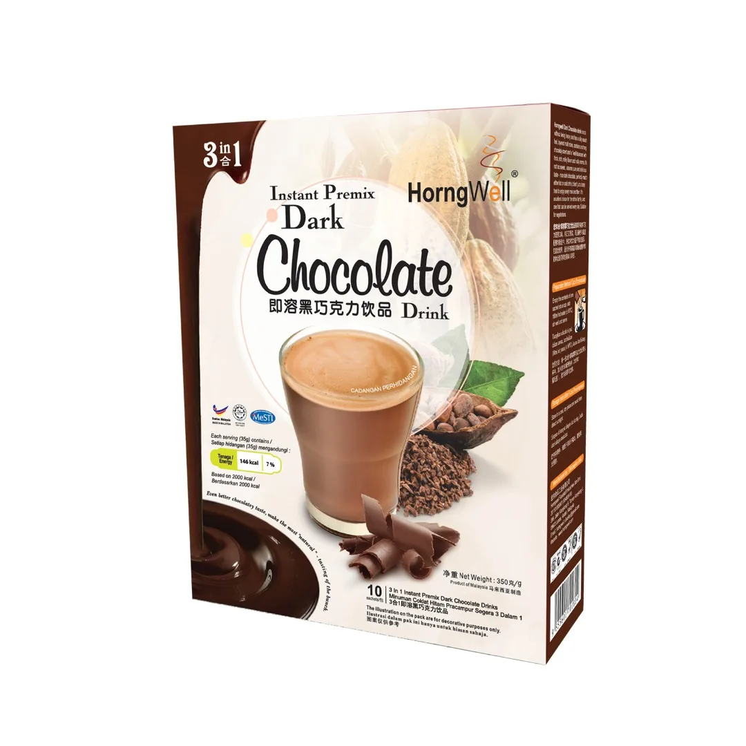 3 In 1 Instant Dark chocolate Malt Energy Drinks