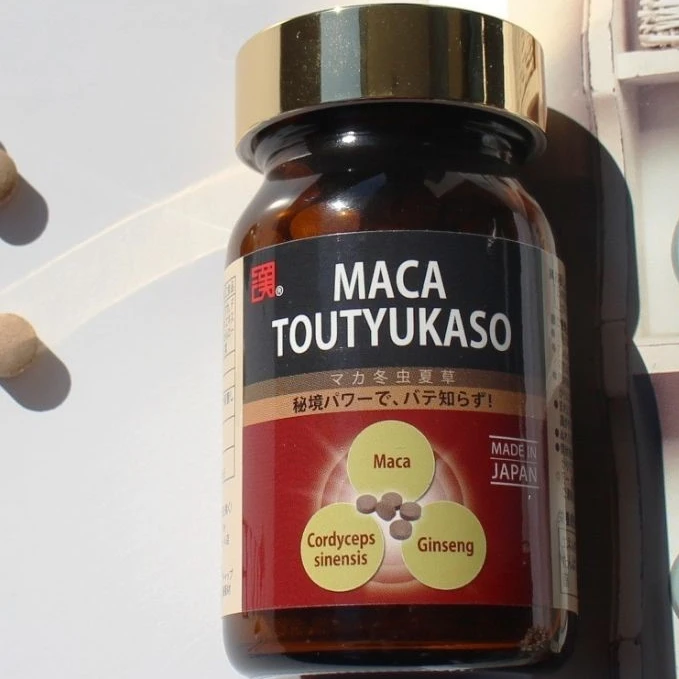 Japanese anti-fatigue anti-aging cordyceps sinensis maca ginseng supplement