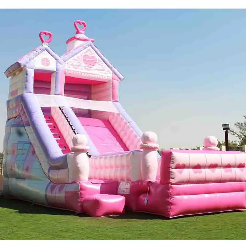 
Custom Mega PVC 15ft 17ft 18ft 22 ft 30 ft Inflatable Playground Water Slides Children Giant Inflatable Slide For Sale 