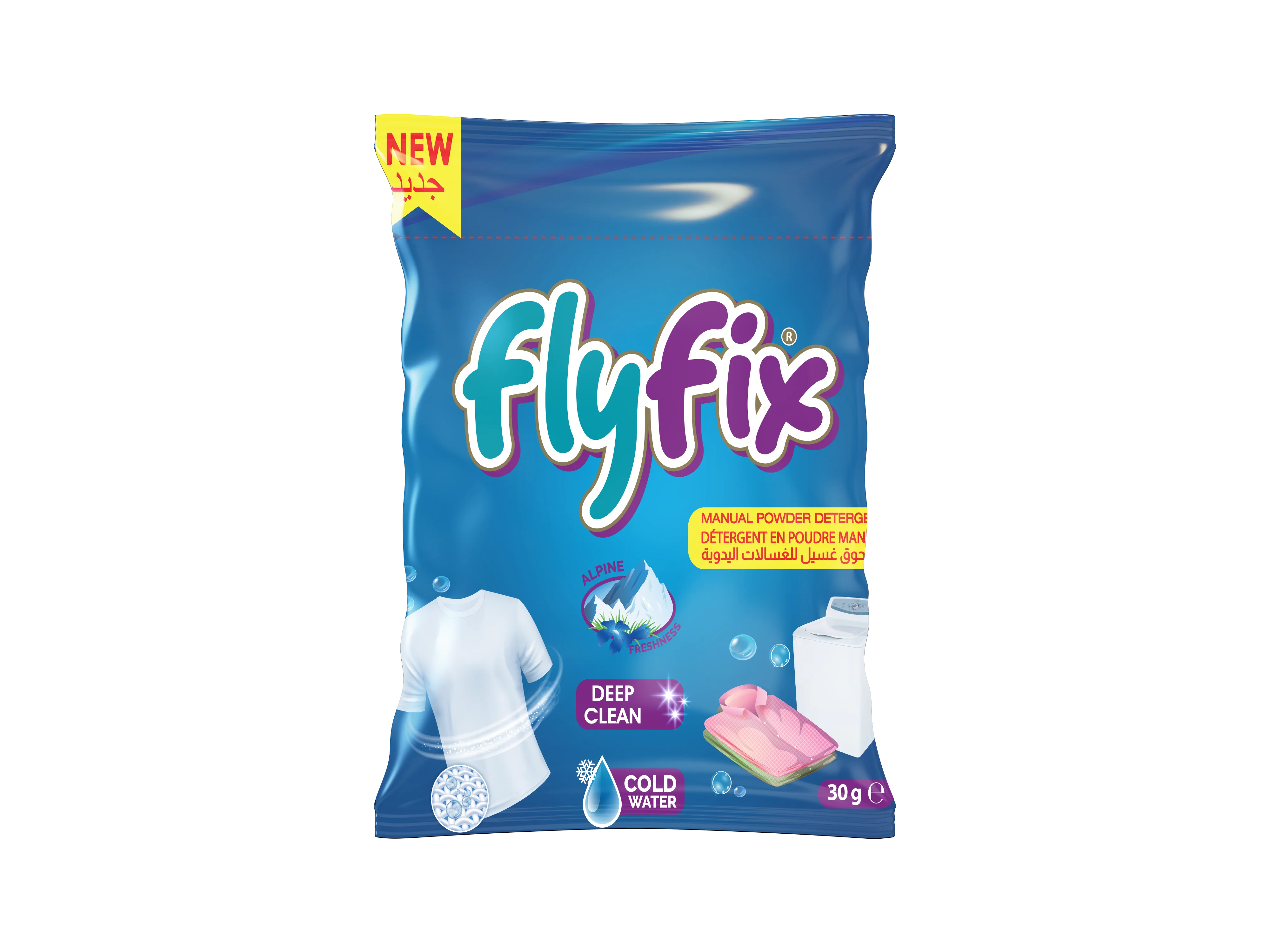 POWDER DETERGENT 80 GR X 50 PCS FLYFIX REASONABLE PRICE HIGH QUALITY  WASH& MACHINE  CLEANER