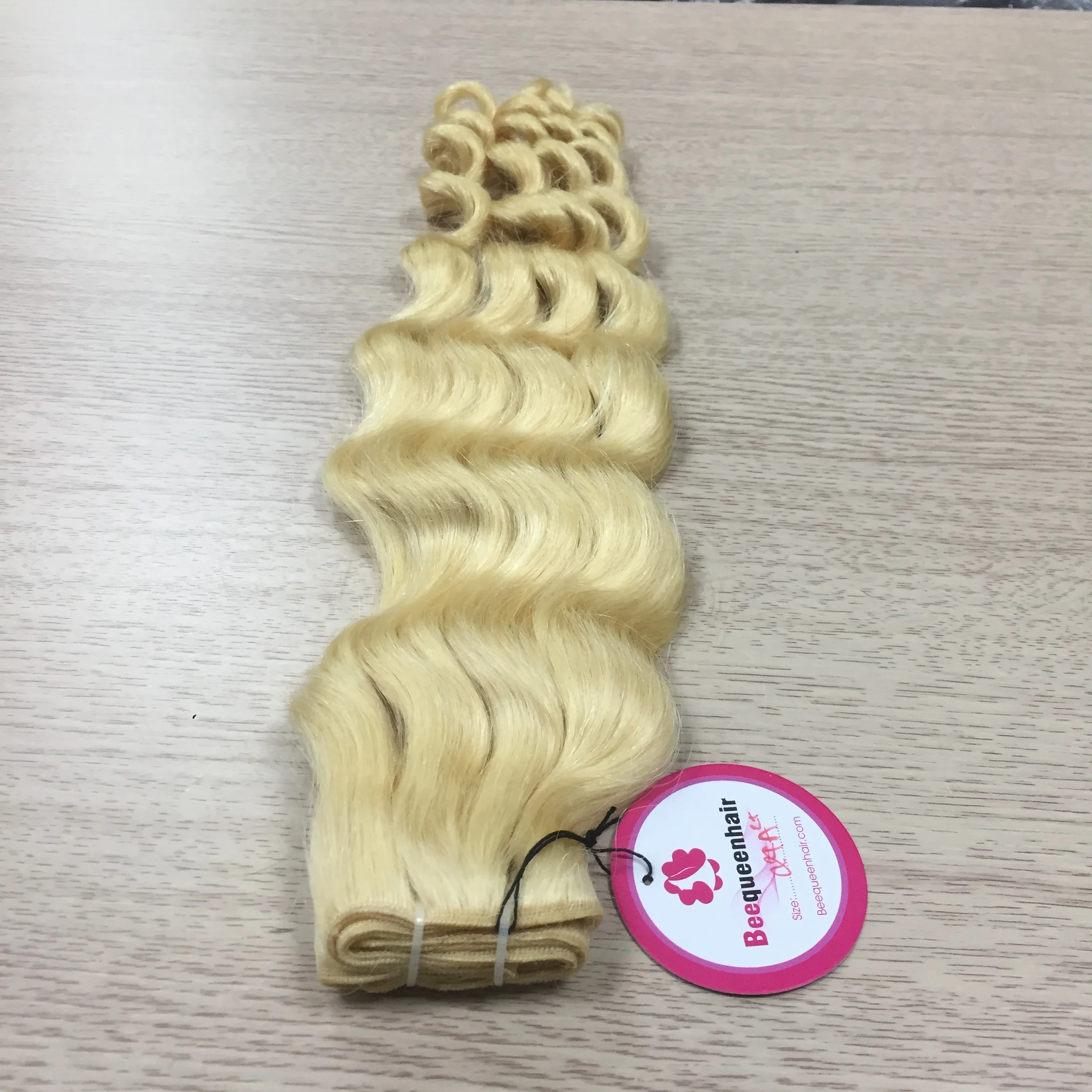 
Wholesale Body Wavy Blonde Brazilian Human Hair Weave 