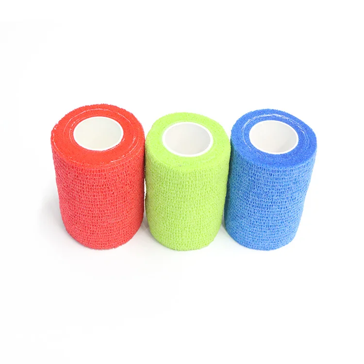 BLUENJOY хорошее качество эластичная самоклеящаяся когезионная повязка для спортивной защиты