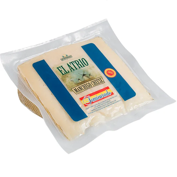 Spanish Manchego Cheese Semicured 3 months wedge