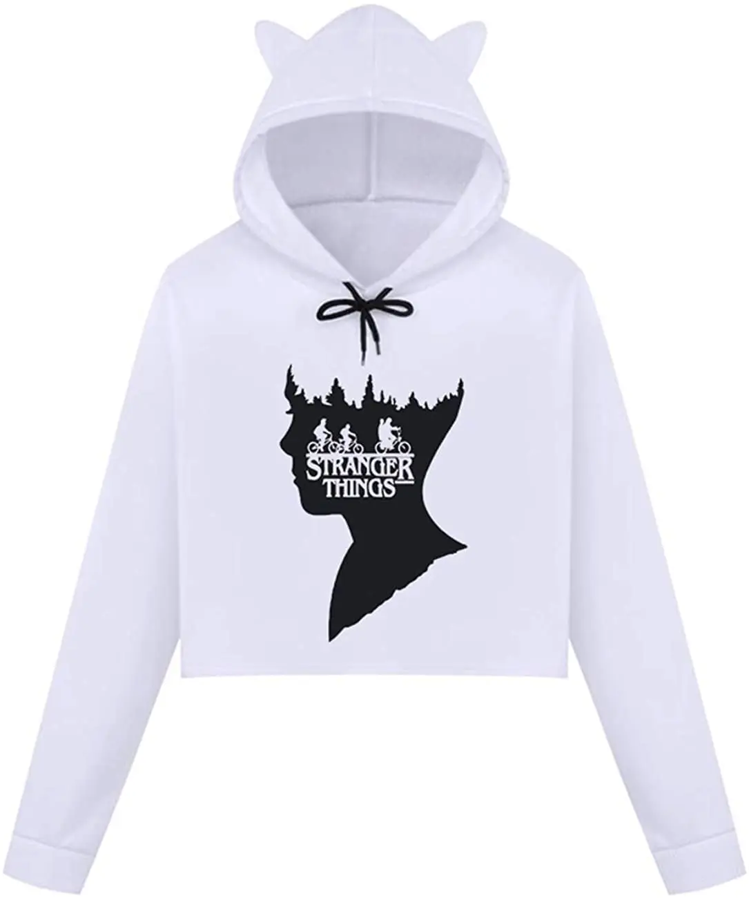 2024 New Arriver High Quality Custom Logo Fleece Oversized Crop Top Hoodie Women Pullover Sweatshirt And hoodies