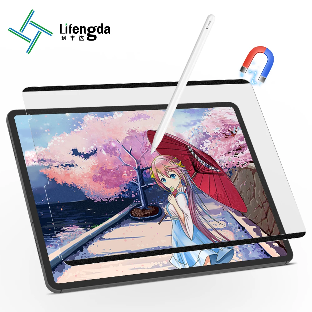  Магнитная матовая пленка на ощупь из бумаги для защиты экрана планшета iPad Pro