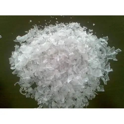 100% прозрачные переработанные пластиковые бутылки из ПЭТ