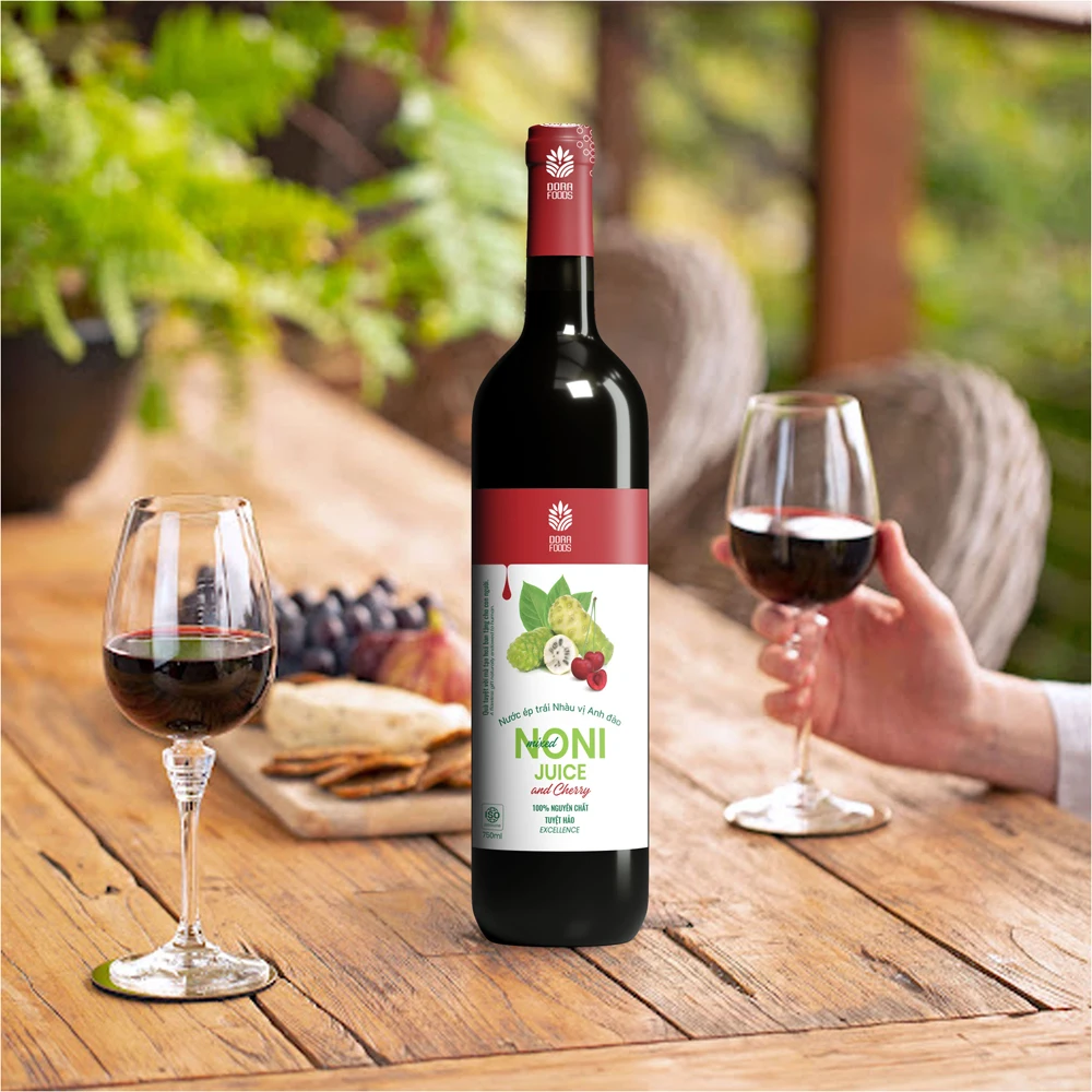 Смесь сока Noni и вишни OEM жидкая добавка энергетический напиток без добавок фруктовый сок нони ферментный