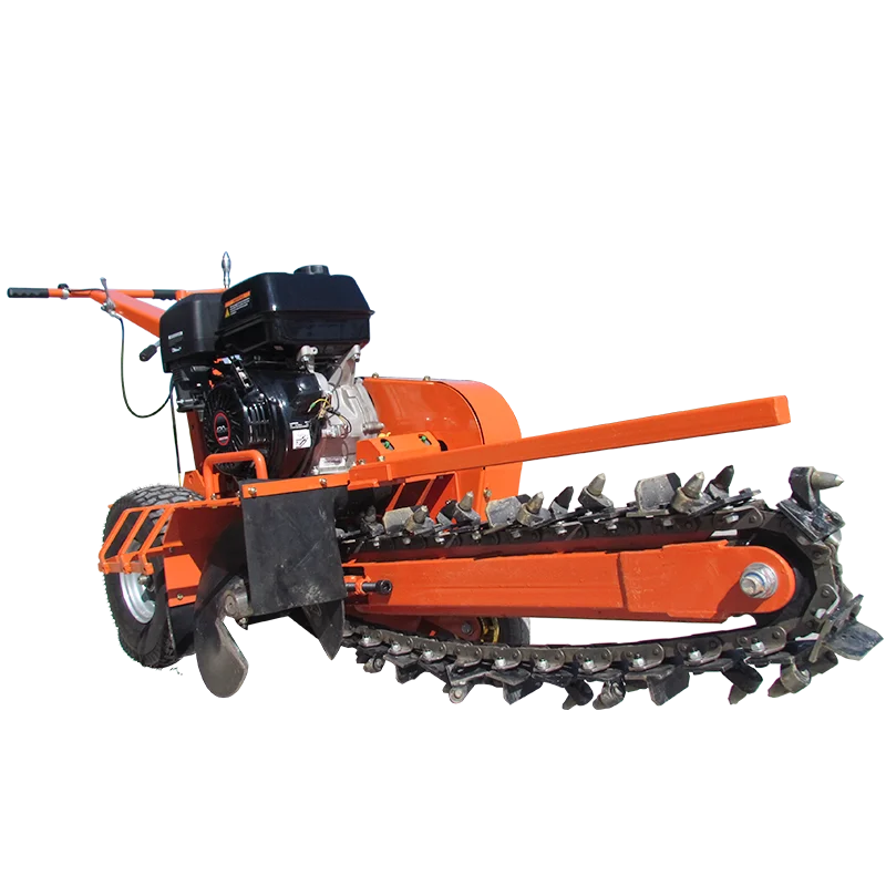  15hp газовый ручной траншеекопатель