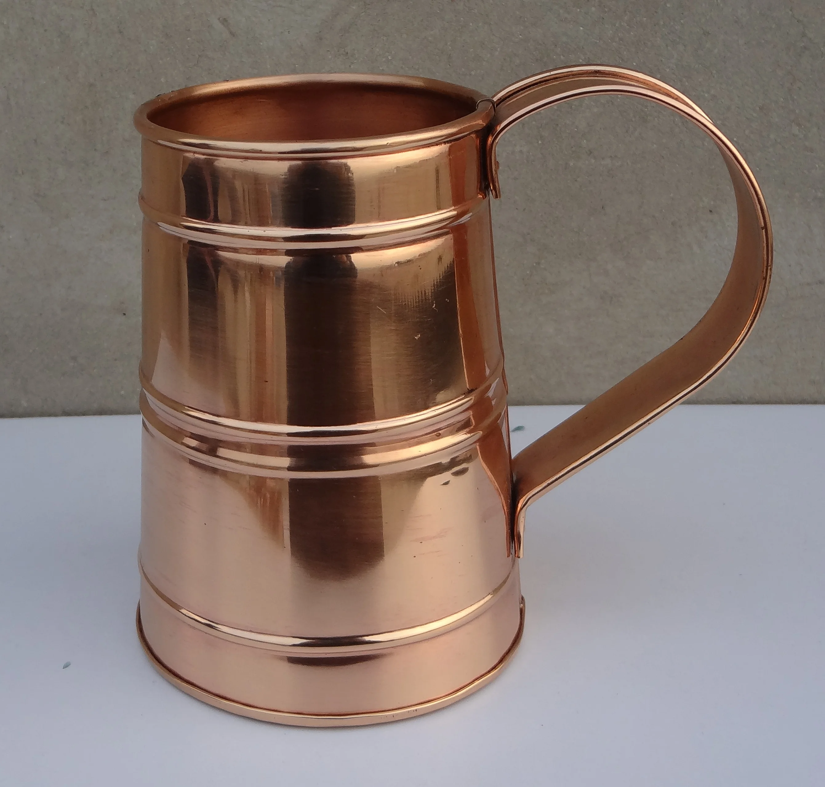 Copper Beer Stein Mug Stainless Steel Copper Plated 32 Oz Beer Mug Handcrafted Heavy Gauge Copper Beer Steins