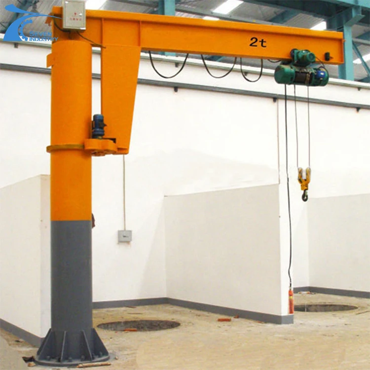  SEVENCRANE вращающийся I-лучевой настенный фиксированный подвижный кран 360 градусов 800 кг 500 цена от производителя