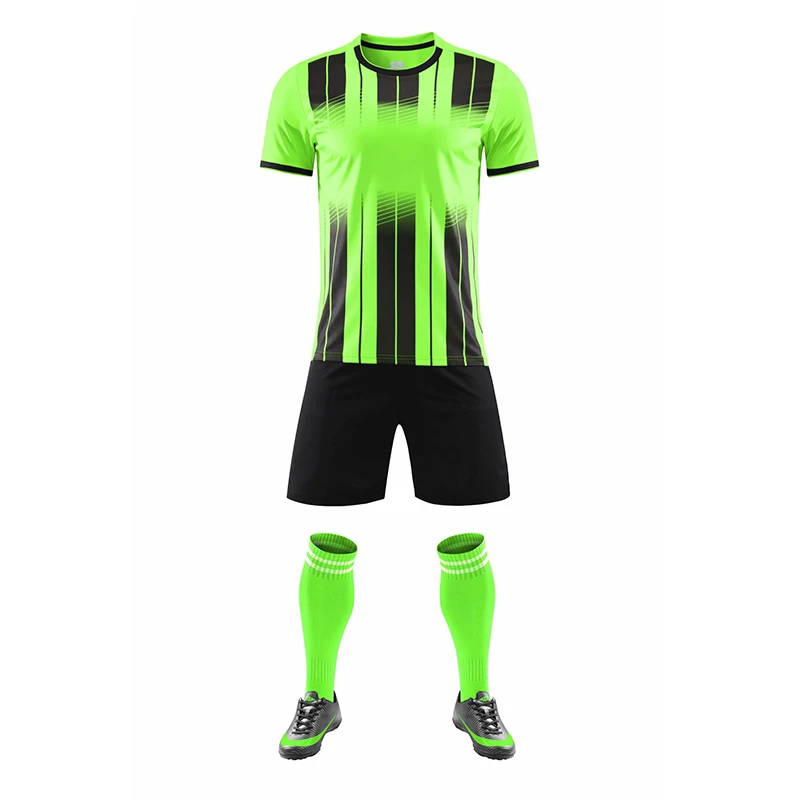 Wholesale Cheap Price Sublimation Football Kits  colorized cricket jersey sets   dj set for kids