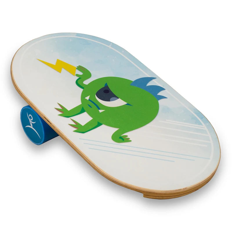 
Wooden Balance Board Trainer with Roller For Kids. Monster Design. Multifunctional Trainer. Wholesale. Premium Quality. 
