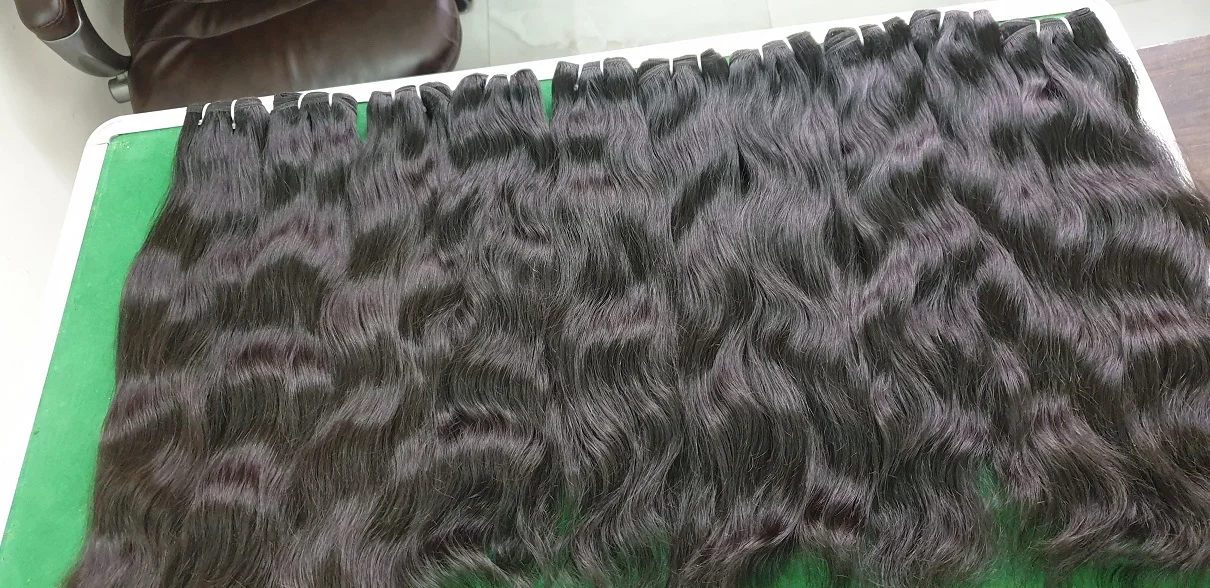 Direct Indian hair supplier Raw Unprocessed Virgin Indian Hair