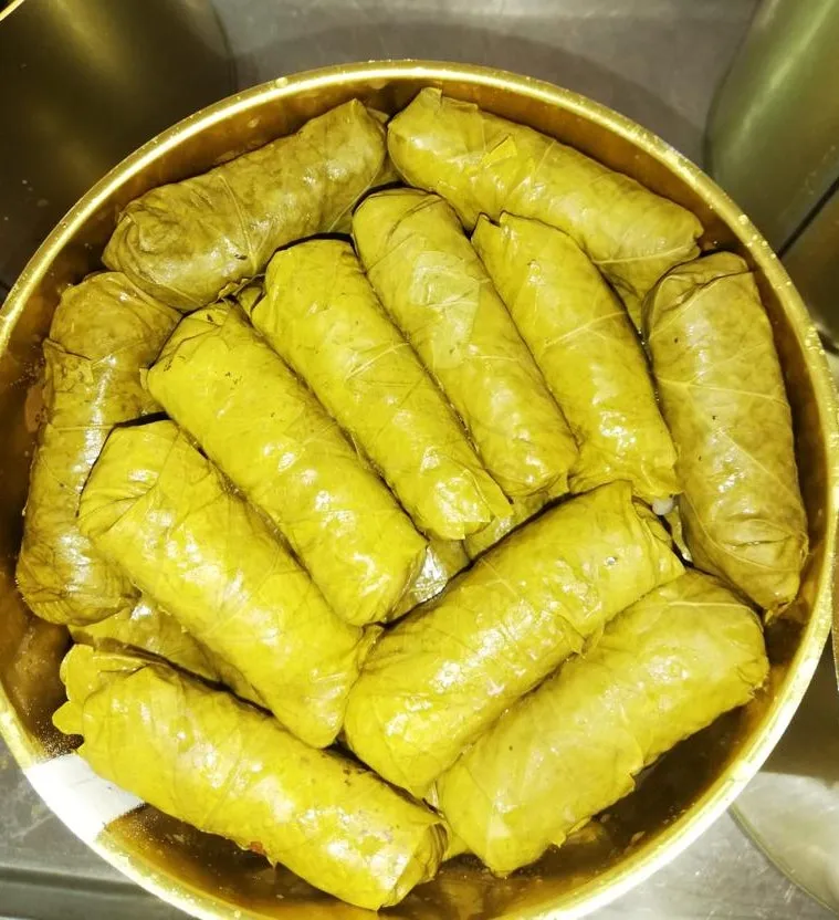 
Stuffed Grape Leaves with Rice 