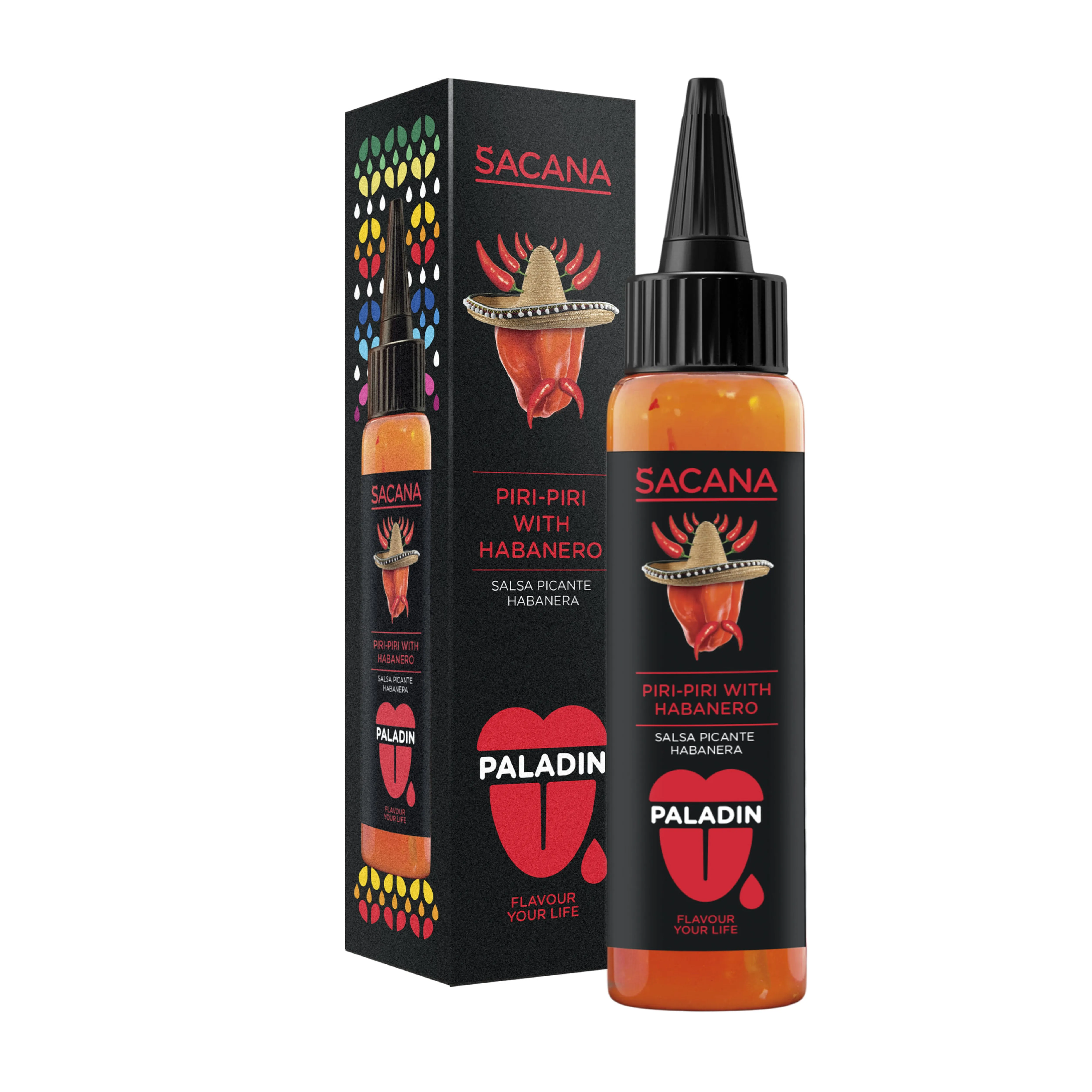 Коробка из 6x75 мл Пири-Пири с Habanero SACANA Paladin