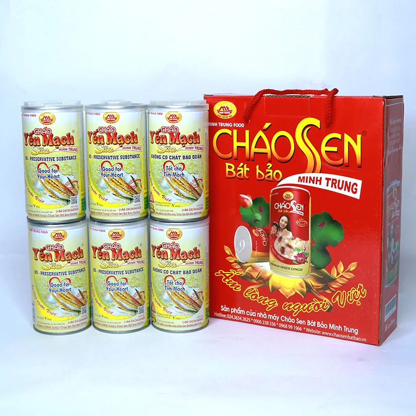 Wholesale Canned food instant Milk Oat Grain Porridge from Minh Trung Vietnam - No preservative