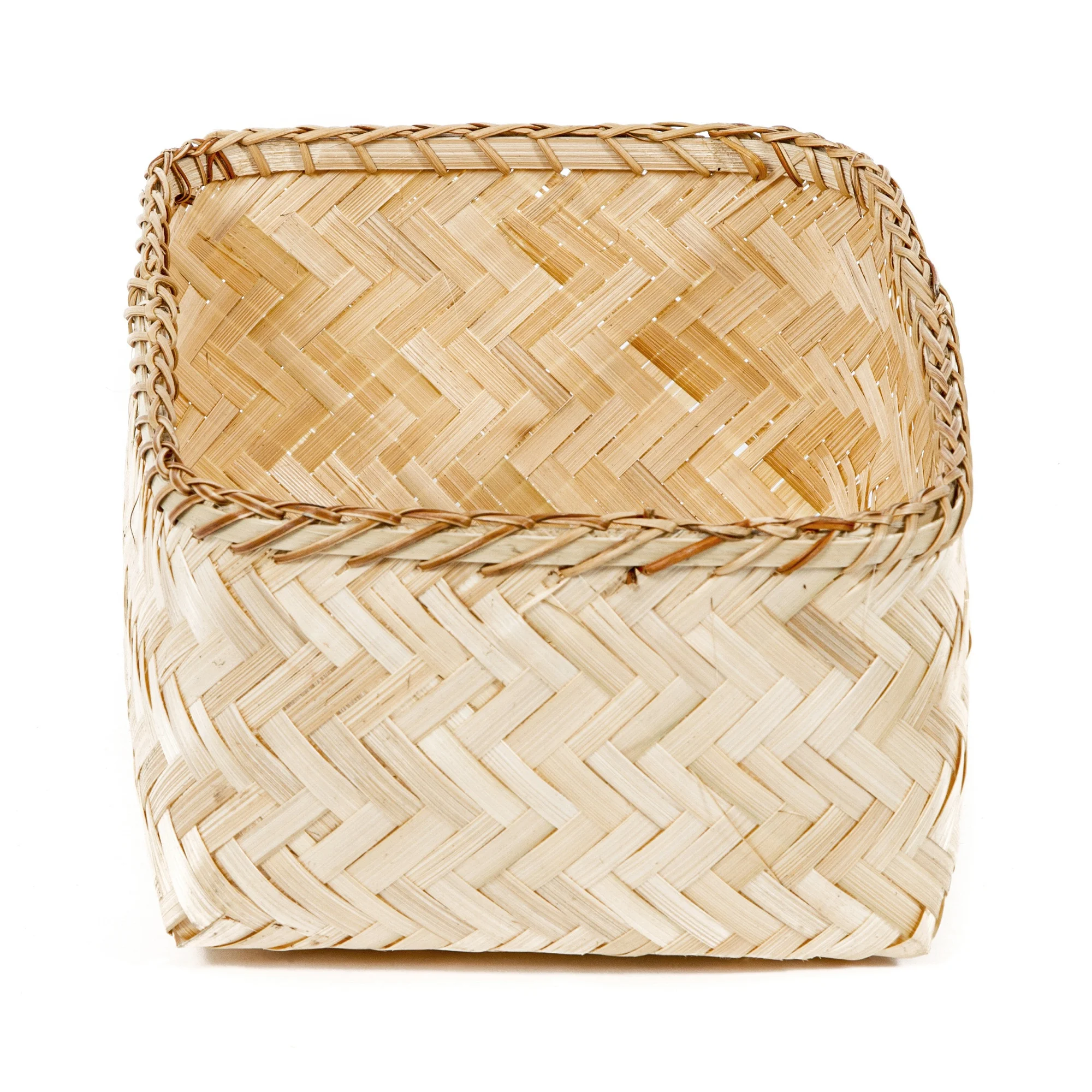 Compactor Bamboo Woven Storage Basket Bamboo Basket Bamboo Storage Basket Cheap Price High Quality Product For Sale