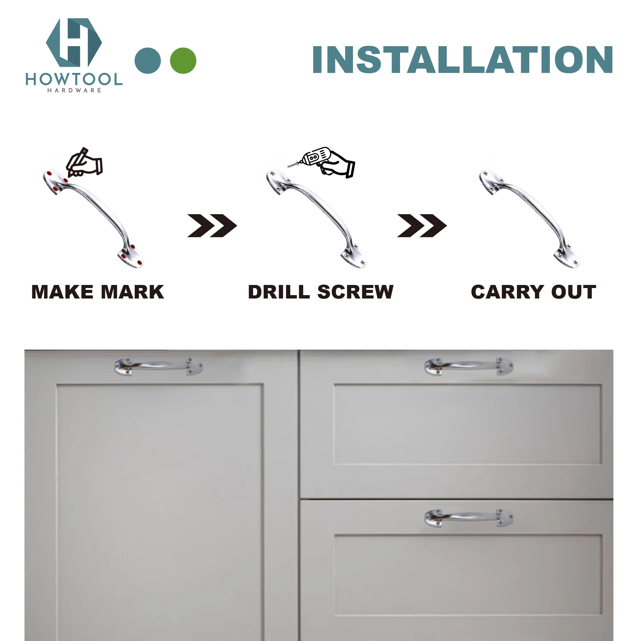 High Quality Utility Sliding Gate Barn Door Handle